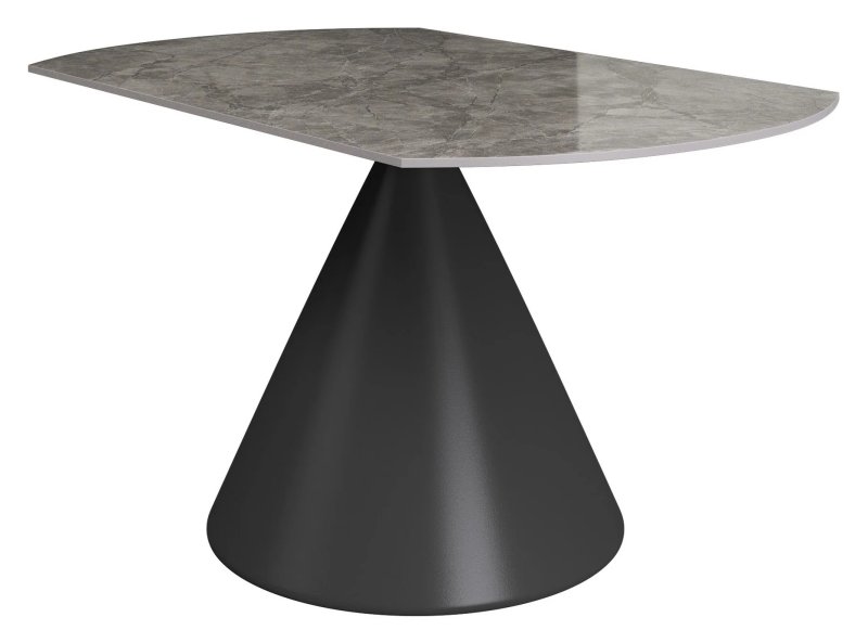 Alonso - Matt Grey Ceramic Extending Table Alonso - Matt Grey Ceramic Extending Table