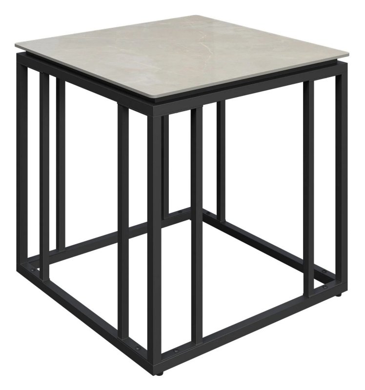 Capri - Grey Ceramic Side Table Capri - Grey Ceramic Side Table