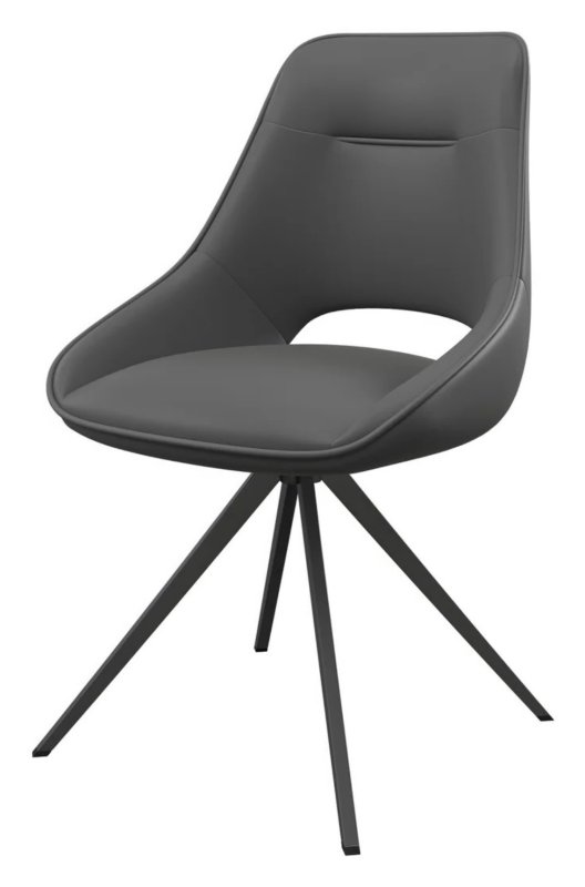 Cerutti - Swivel Dining Chair - Grey Cerutti - Swivel Dining Chair - Grey