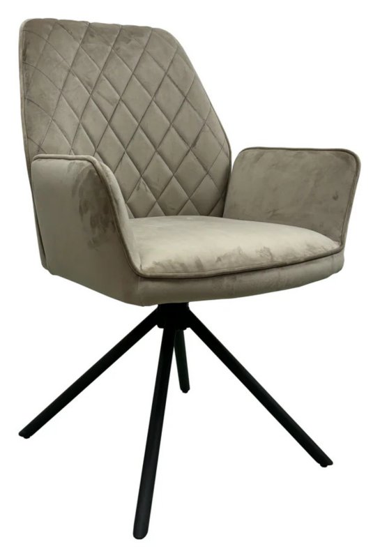 Lina - Swivel Dining Chair - Fabric Lina - Swivel Dining Chair - Fabric