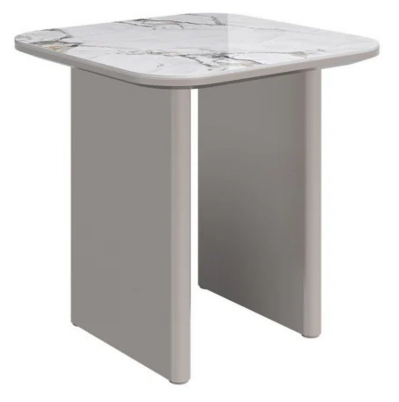 Milano - Gloss White Ceramic Side Table Milano - Gloss White Ceramic Side Table