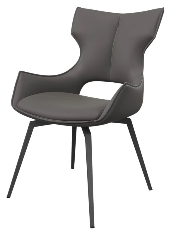 Raffaello - 180 Swivel Dining Chair Grey Raffaello - 180 Swivel Dining Chair Grey