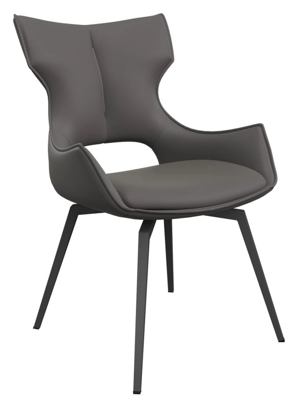 Raffaello - 180 Swivel Dining Chair Grey Raffaello - 180 Swivel Dining Chair Grey