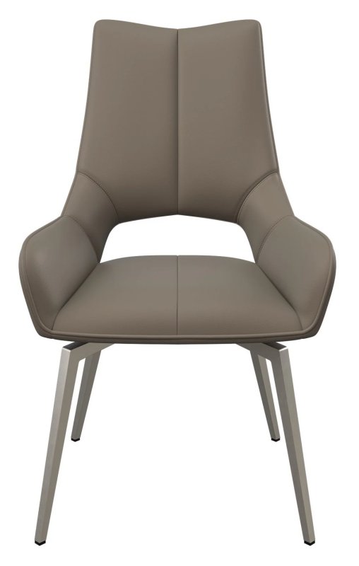 Spinello - Swivel Dining Chair Taupe Spinello - Swivel Dining Chair Taupe