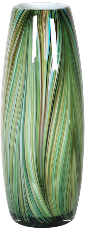 Waves of Green Tall Vase Waves of Green Tall Vase