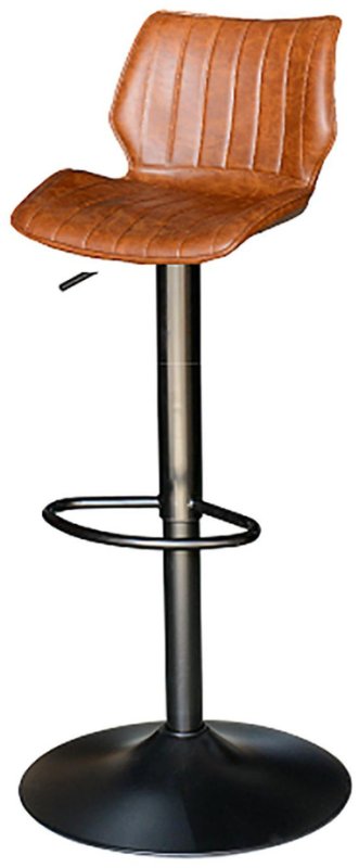 Alfa - Swivel Barstool - Tan Alfa - Swivel Barstool - Tan