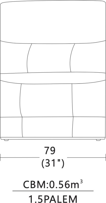 Aura - 1.5 Armless Module with Electric Recliner Aura - 1.5 Armless Module with Electric Recliner