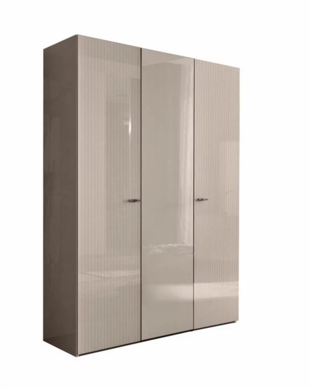 Claire Bedroom - Wardrobe 3 Wooden Doors Pearl Line Claire Bedroom - Wardrobe 3 Wooden Doors Pearl Line