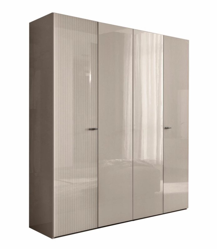 Claire - Wardrobe 4 Door - 4 Wooden Doors Pearl Line Claire - Wardrobe 4 Door - 4 Wooden Doors Pearl Line