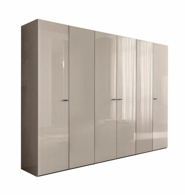 Claire - Wardrobe 6 Door - 6 Wooden Doors Pearl Line Claire - Wardrobe 6 Door - 6 Wooden Doors Pearl Line