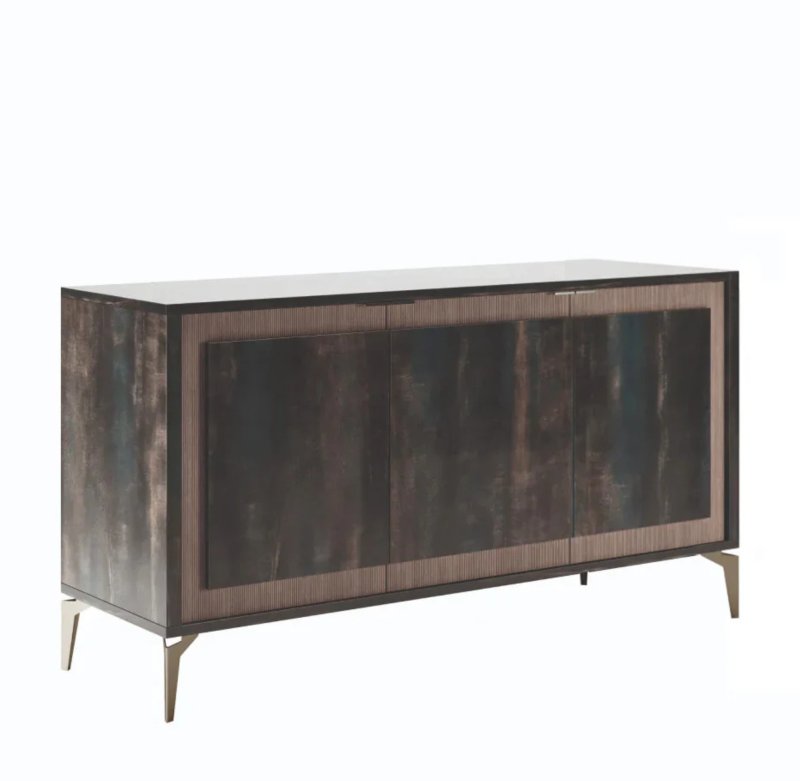 Picasso - 3 Door Buffet Sideboard with Vertical Carving Picasso - 3 Door Buffet Sideboard with Vertical Carving