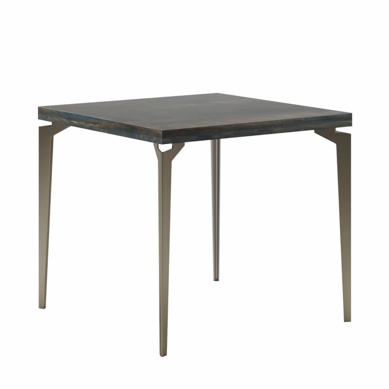 Picasso - Square Table 60 x 60 with Vertical Carving Picasso - Square Table 60 x 60 with Vertical Carving