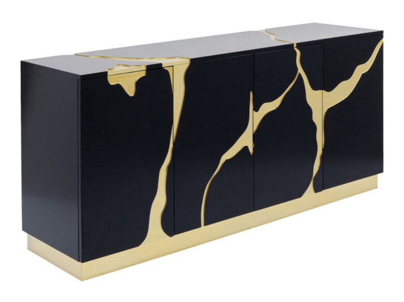 Cracked Black Gold - Sideboard Cracked Black Gold - Sideboard