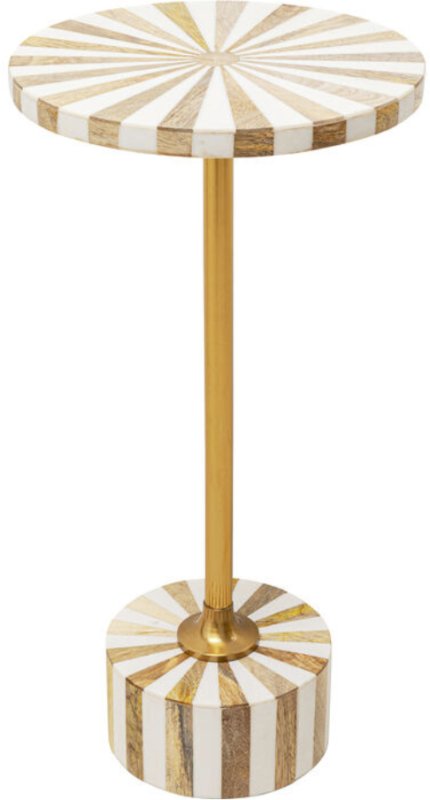 Domero Cirque Gold/White - Side Table Domero Cirque Gold/White - Side Table