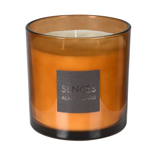 Sences - Large Amber Alang Alang 3 Wick Candle Sences - Large Amber Alang Alang 3 Wick Candle