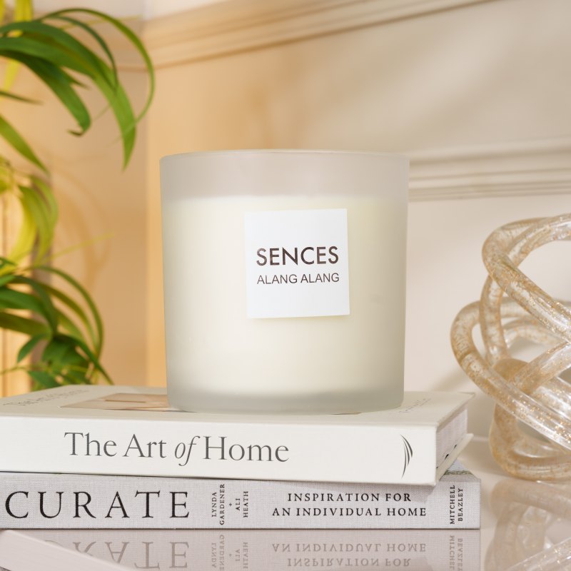 Sences - White Alang Alang Large 3 Wick Candle Sences - White Alang Alang Large 3 Wick Candle