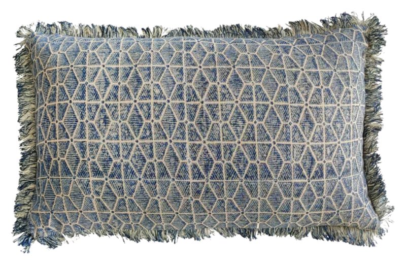 Ravi - Geo Block Print Indigo Ravi - Geo Block Print Indigo