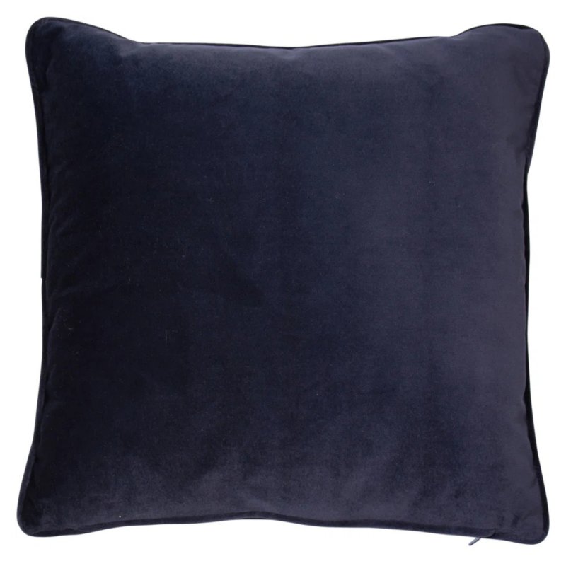 Luxe Navy - Velvet Piped Cushion Luxe Navy - Velvet Piped Cushion