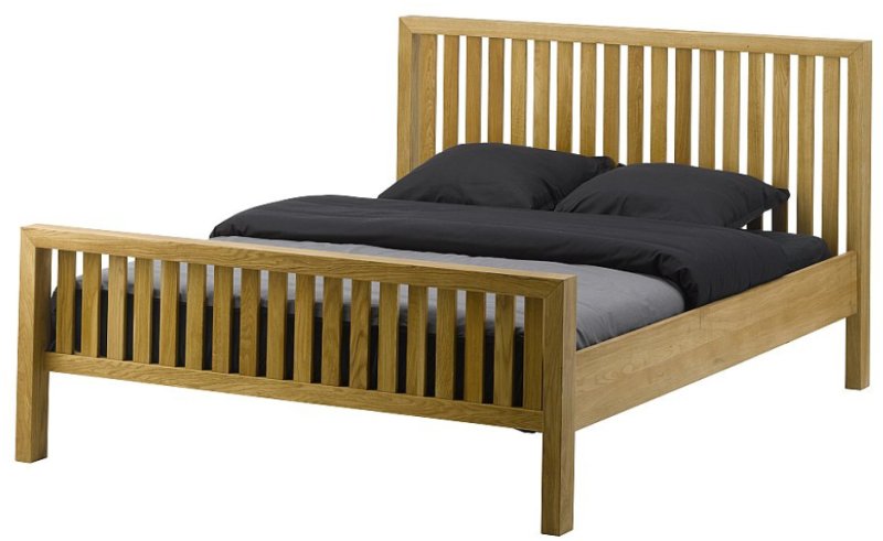 Nevada Oak - Double Bedframe (including slats) Nevada Oak - Double Bedframe (including slats)