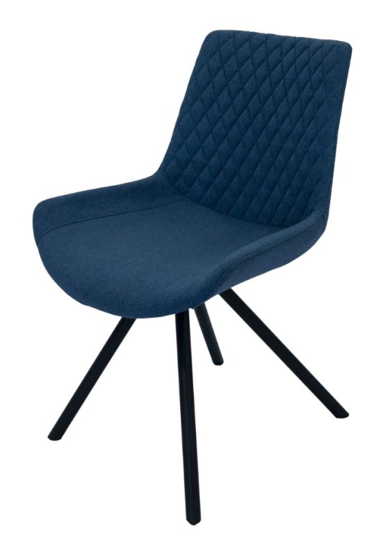 Toronto Blue Fabric Dining Chair Toronto Blue Fabric Dining Chair