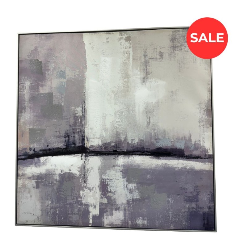 Urban City Scape Framed Art - Natural and Grey Tones W102 x H102cm Urban City Scape Framed Art - Natural and Grey Tones W102 x H102cm