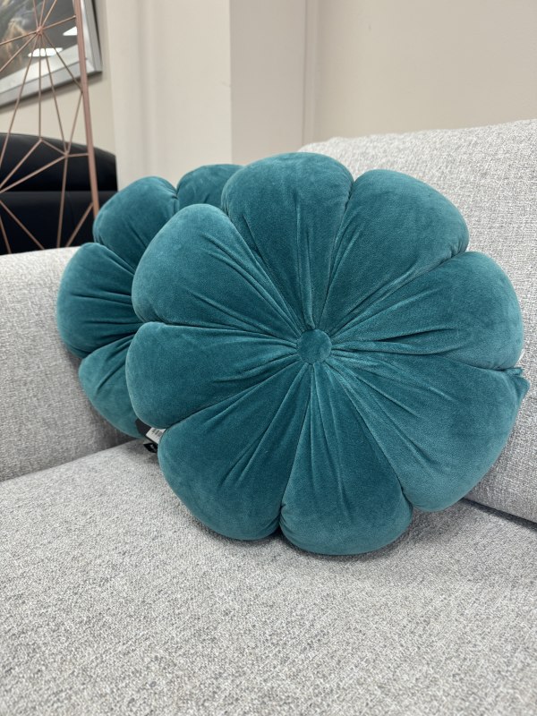 Set of 2 Fleur Teal - Feature Petal Cushion Set of 2 Fleur Teal - Feature Petal Cushion