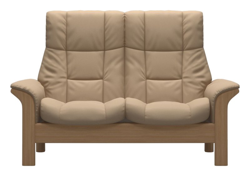 Quickship Stressless Windsor - (M) Highback 2 Seater Sofa Quickship Stressless Windsor - (M) Highback 2 Seater Sofa