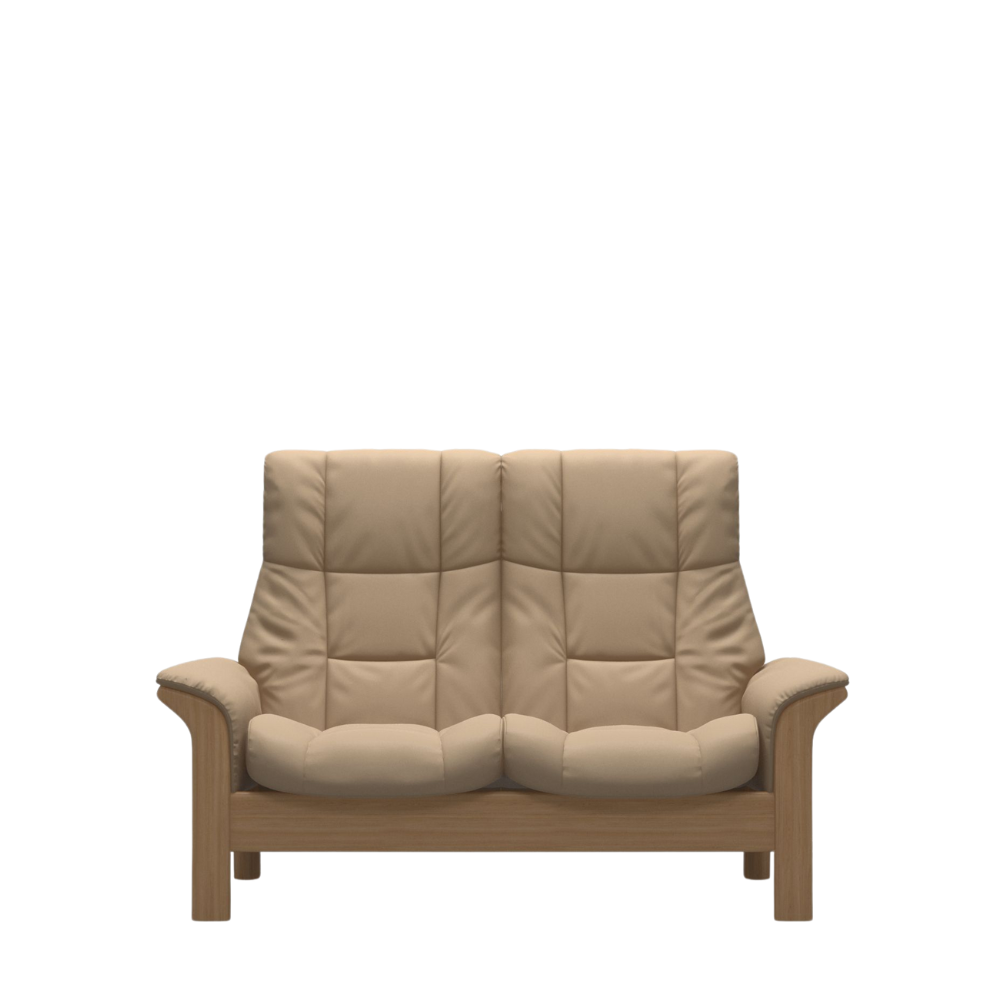 Quickship Stressless Windsor - (M) Highback 2 Seater Sofa Quickship Stressless Windsor - (M) Highback 2 Seater Sofa