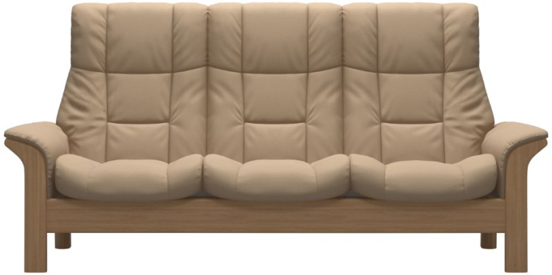 Quickship Stressless Windsor - (M) Highback 3 Seater Sofa Quickship Stressless Windsor - (M) Highback 3 Seater Sofa