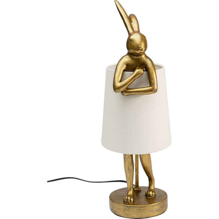 Table Lamp Animal Rabbit Gold/White 50cm Table Lamp Animal Rabbit Gold/White 50cm