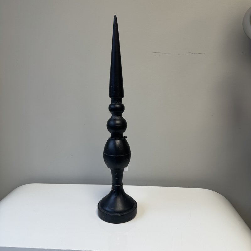 Tall Black Finial Ornament Tall Black Finial Ornament