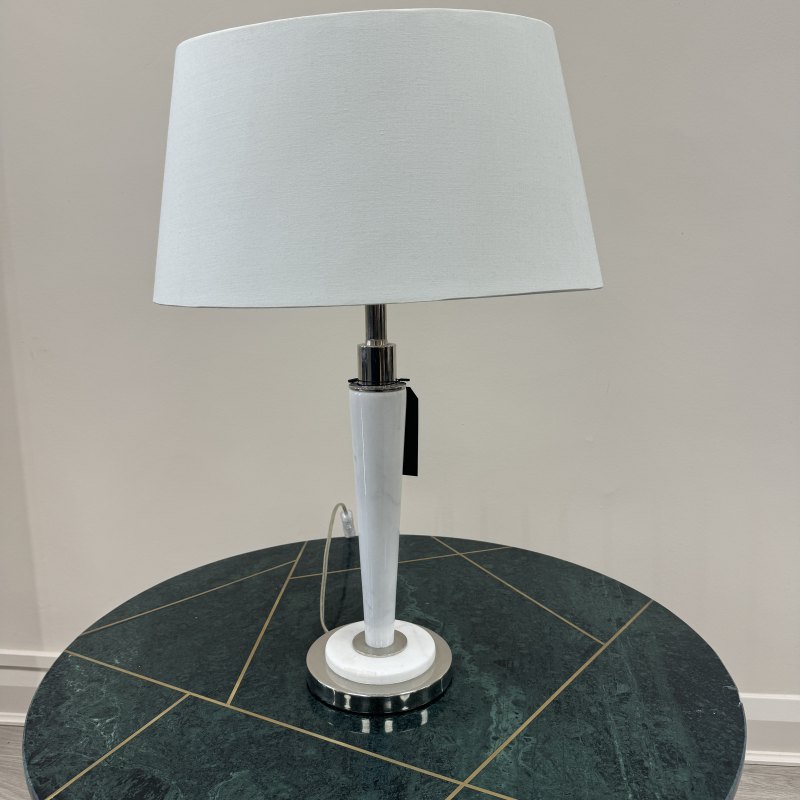 Abramo - White Marble Table Lamp Abramo - White Marble Table Lamp