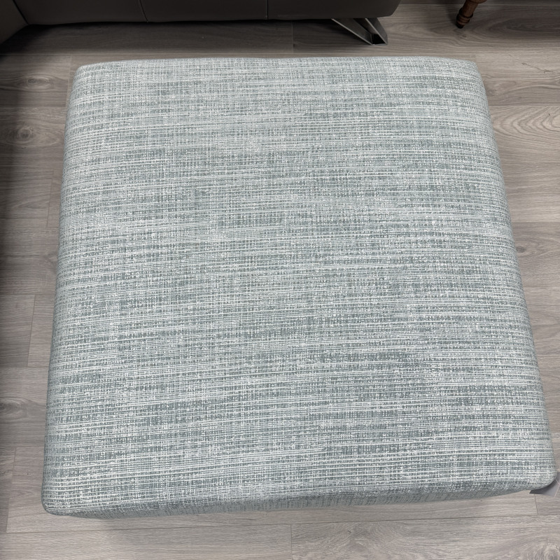 Parker Knoll Luxury Footstool in Teal Fabric Parker Knoll Luxury Footstool in Teal Fabric