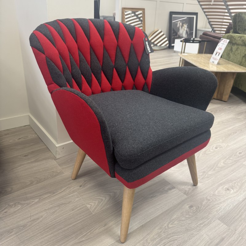 Crackerjack Black & Red - Occasional Chair Crackerjack Black & Red - Occasional Chair