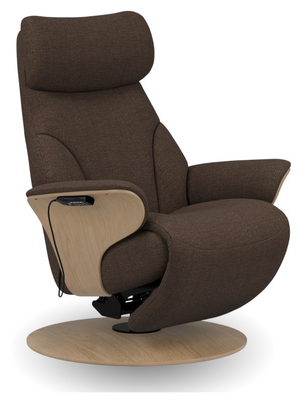 Adam (M) Wood Disc Power Chair w/ footstool Adam (M) Wood Disc Power Chair w/ footstool