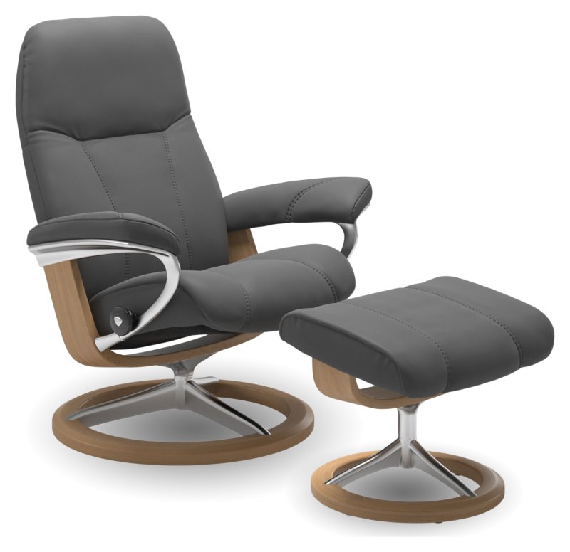 Consul (M) Signature Chair w/ footstool Consul (M) Signature Chair w/ footstool