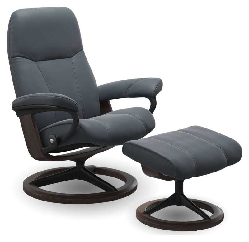 Consul (L) Signature Chair w/ footstool Consul (L) Signature Chair w/ footstool