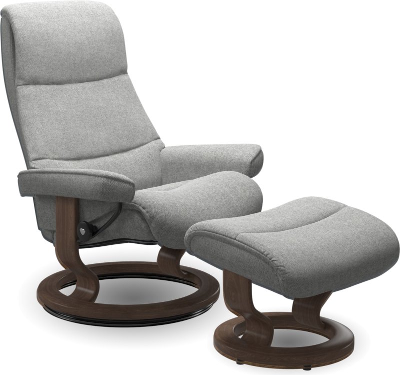 View (M) Classic Chair w/ footstool View (M) Classic Chair w/ footstool