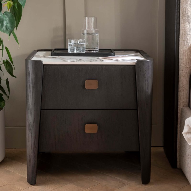 Rhodes - 2 Drawer Bedside Table Rhodes - 2 Drawer Bedside Table
