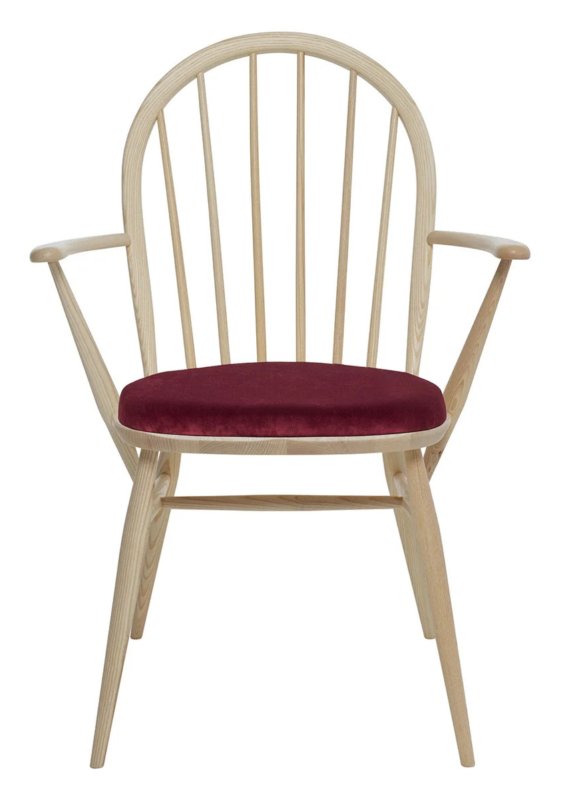 Ercol - Upholstered Windsor Dining Armchair Ercol - Upholstered Windsor Dining Armchair