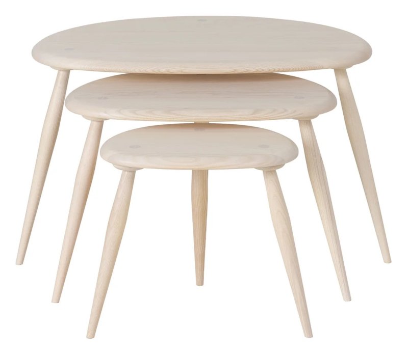 Ercol - Pebble Nest of Tables Ercol - Pebble Nest of Tables