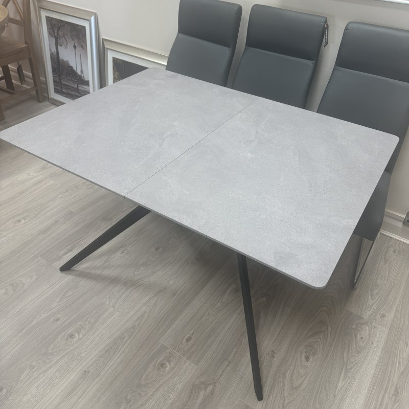 Livia Grey Extending Grey Dining Table Livia Grey Extending Grey Dining Table