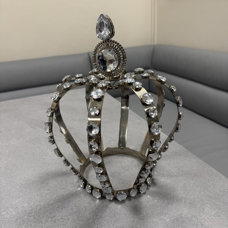 Large Crown Crystal Ornament Large Crown Crystal Ornament
