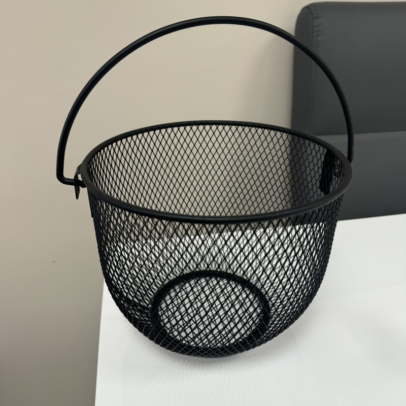 Black Wire Bowl with Handle Black Wire Bowl with Handle