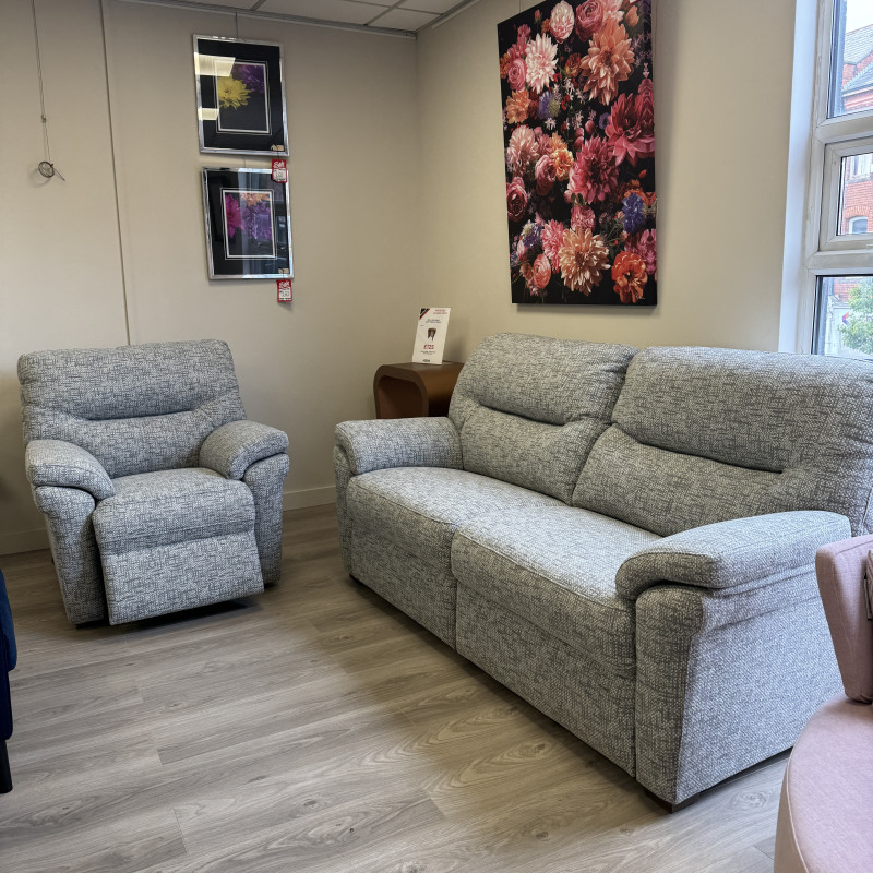 G Plan Seattle - 3 Seater Sofa and Power Recliner Armchair G Plan Seattle - 3 Seater Sofa and Power Recliner Armchair
