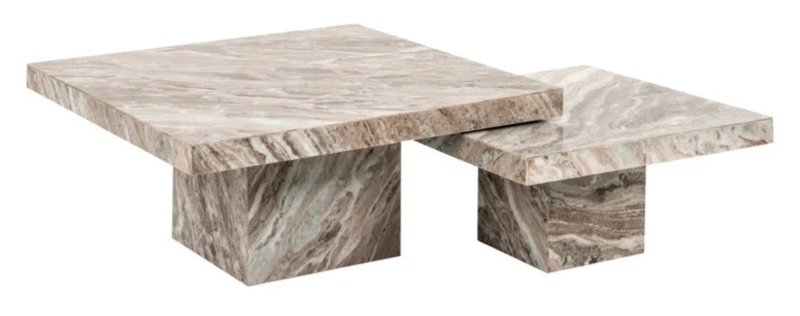 Rashford - Set of 2 Stone Tables Rashford - Set of 2 Stone Tables