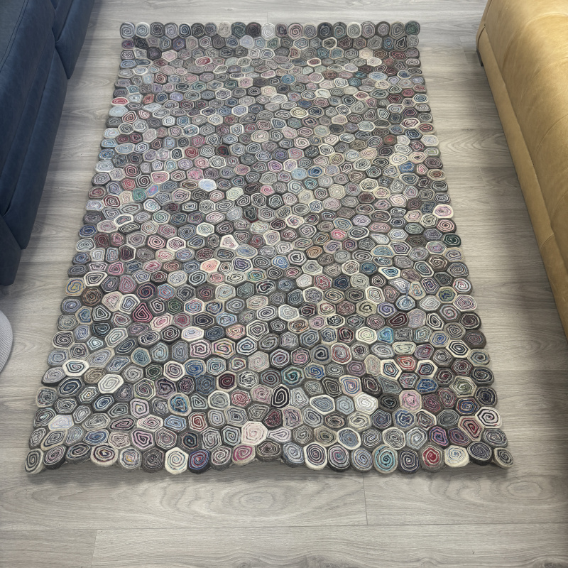 Feature Rug - Sushi Roll Detail Feature Rug - Sushi Roll Detail