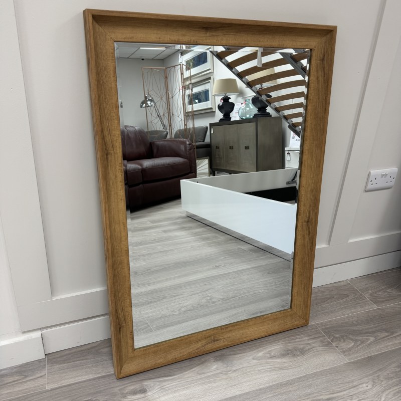 Frazer - Oak Finish Wall Mirror Frazer - Oak Finish Wall Mirror