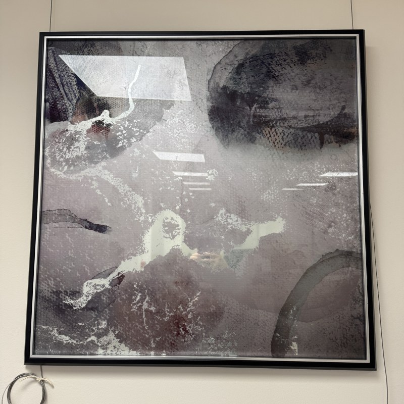 Opal Waves - Framed Artwork Opal Waves - Framed Artwork