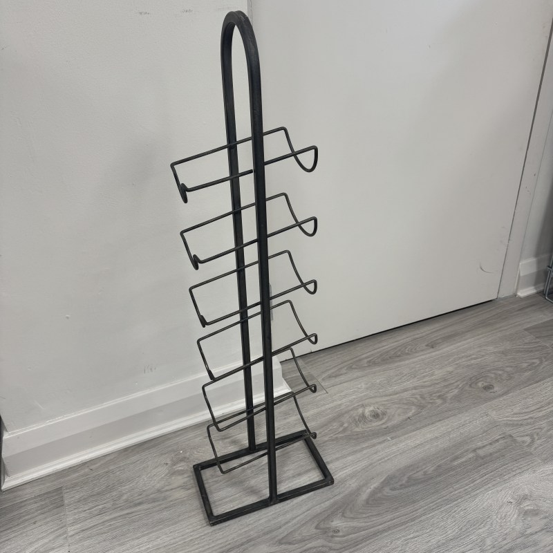 Metal Wine Rack - Holds 6 Bottles Metal Wine Rack - Holds 6 Bottles